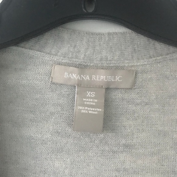 Banana Republic Gray Merino Cardigan - Picture 3 of 6